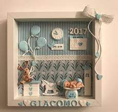 Fimo Birth Square Nascita Idee Babyshower Idee Per Decorare La Casa