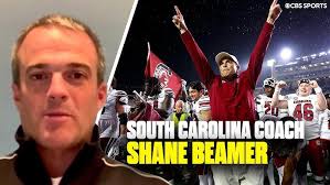 South Carolina Head Coach Shane Beamer speaks about his program and the  strength of an SEC schedule