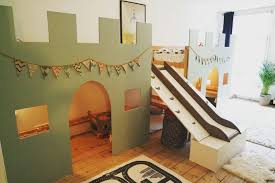 Mydal Ikea Hack Bunk Beds Castle Boys Room Slide Flexa Early Dew Nobodinoz Flags Ikea Kleinkind Zimmer Bettzelt