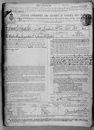 Crew list document for vessel 'GUATEMALA'