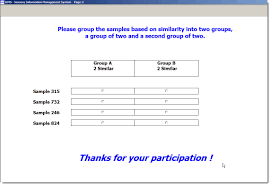 Acceptance and preference tests, but also tests that examine consumer perception of e.g. Tetrad Test Examples Sims Sensory Evaluation Testing Software Cloud
