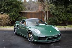 It's finished in an attractive shade of british racing green that toyota calls hakone green. 2018 Porsche 911 Turbo S German Cars For Sale Blog