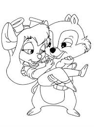 Chip and dale silhouette cross stitch pattern in pdf by. Kids N Fun Com 35 Coloring Pages Of Chip And Dale