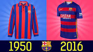 Show your support for fc barcelona with our range of football shirts, kits and more. All Fc Barcelona Football Kits In History 1920 2016 Youtube