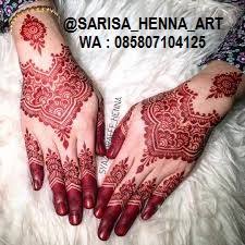 Saya yakin kamu bisa membuat lukisan ini sendiri di tanganmu. Jasa Henna Pengantin Wisuda Fun Jember Murah