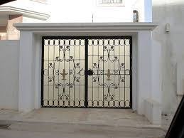 Porte Garage Fer Forge Recherche Google Portes En Fer Porte Acier Porte Exterieur