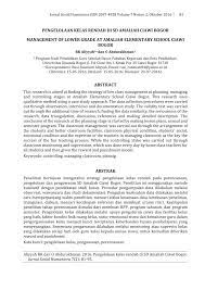 Pdf | this paper contributes a lot to the establishment of education in student learning, especially in untuk diperhatikan peran manajemen kelas. Pdf Pengelolaan Kelas Rendah Di Sd Amaliah Ciawi Bogor