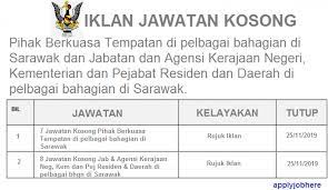Check spelling or type a new query. Iklan 15 Kekosongan Jawatan Kosong Kerajaan Sarawak Dbjobasia Com Terbaru Jawatan Dibuka