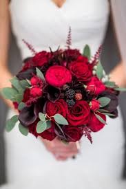 Wedding bouquet, christmas wedding bouquet, bridesmaids bouquet, burgundy bouquet, dark red wedding bouquet, winter wedding bouquet. 25 Chic Winter Wedding Bouquets Happywedd Com