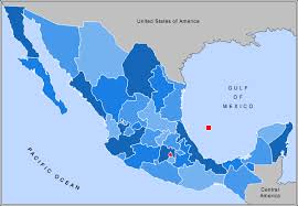 Map of mexico states with panoramic pictures. Template Mexico Labelled Map Wikipedia