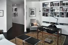 Those giant reveals between each face detract from the modern. White Home Office With Modern Style And Built In Storage Hgtv