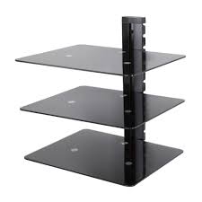 Avf Wall Mounted Av Component Shelving Bracket 3 Shelf As300 A The Home Depot Product titlevivo black 23 to 55 inch screen tv wall mount with a.