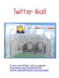 Twitter Wall Diy Pocket Chart Style By Classroom Tips Tpt