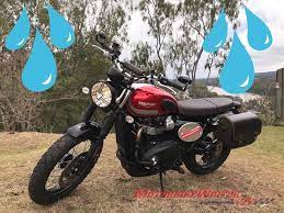 Riders Tend To Be More Cautious When It S Wet But After The Rain Has Dried There Are Still Many Road Hazards Of Which Riders Sho Motorcycle Safety Rider Rain
