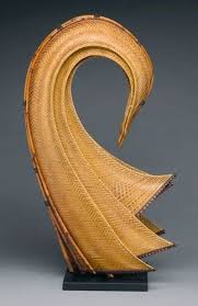 #izumi kato #art #japanese #wood sculpture #primitive. Modern Twist Contemporary Japanese Bamboo Art Bamboo Art Japanese Bamboo Bamboo Artwork