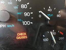 Once the digital display area show check gauges, release the odometer reset button and all the gauges will do a sweep and a bunch of clicking. Check Gauges Oil Pressure Sensor Jeep Wrangler Tj Forum
