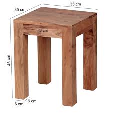 Stehleuchte plow mit 2 spots, schwarz/holz dunkel. Wohnling Beistelltisch Mumbai Massiv Holz Akazie 35 X 35 Cm Wohnzimmer Tisch Design Dunkel Braun Landhaus