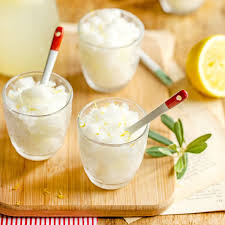 Granite Au Citron Et Lait Concentre Sucre Regilait Recette Lait Concentre Lait Concentre Sucre Citron