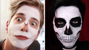 We researched the best face paints so you can cake palettes like these allow artists to achieve a multicolored look with a single brush stroke or it comes with everything you need to transform yourself into a skeleton. Skull Face Painting Youtube