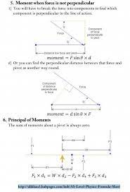 As Level Physics Formula Sheet Physics Formulas Physics Work Energy And Power