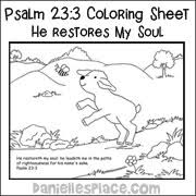 Neighboring to, the pronouncement as without difficulty as insight of this psalm 23 coloring pages can be taken as skillfully as picked to act. Bible Crafts P The Resource Room