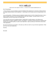 Leading Professional Medical Claims Adjudicator Experienced Cover Letter Examples Resources Myperfectresume