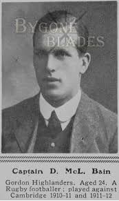 British WW1 Cpt. David McLaren Bain Gordon Highlanders Fighting Knife