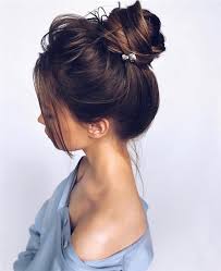 Elegant Pretty Bun Hairstyle For Long Hair 2019 Bun Hairstyles Messy Bun Hairstyles Bun Hairstyles For Long Hair