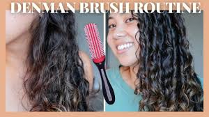 Brushing your dirty hair with the boar bristle brush will both lift the gunk and add volume to your limp hair. How I Use The Denman Brush Styling 2b 2c Hair Youtube