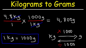 So, if you have 10,000 kg you you have: How To Convert Kilograms To Grams And Grams To Kilograms Youtube