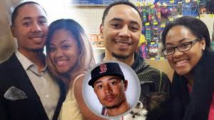 Mookie Betts Family Photos With Daughter And Wife Brianna Hammonds 2020 In 2020 Sports Gallery Famous Sports Family Photos