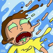 Hipster drawings trippy drawings cool art drawings painting art projects doodle art mini canvas art trippy painting rick and morty drawing art. Morty Smith Rick And Morty Drawing Trippy Cartoon Cartoon Painting