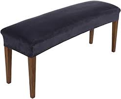 4.5 out of 5 stars. Smiry Velvet Dining Room Bench Covers Soft Stretch Spandex Upholstered Bench Slipcover Removable Washable Bench Seat Protector For Living Room Kitchen Bedroom Dark Grey Buy Online At Best Price In Uae