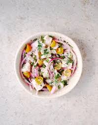 Ceviche De Bar Au Lait De Coco Recette Recette Ceviche Recettes De Cuisine Ceviche