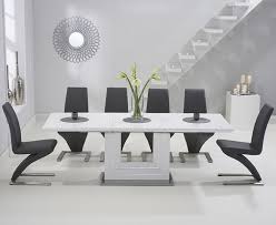 Browse a variety of modern furniture, housewares and decor. Exdisplay Tula 160cm White High Gloss Extending Dining Table With 6 Grey Hampstead Z Chairs ãƒšãƒ³ãƒˆãƒã‚¦ã‚¹ å¤§ç†çŸ³