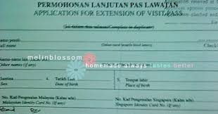 Permohonan baru pas lawatan (ikhtisas). Contoh Borang Permohonan Lanjutan Pas Lawatan Malaycoco