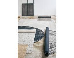 A 6' round rug measures 6 feet. Nordal Grand Round Rug Dark Gray Black Diameter 240cm Living And Co