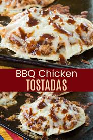 Easy Bbq Chicken Tostadas Recipe Cupcakes Kale Chips Recipe Easy Bbq Chicken Chicken Tostadas Recipes