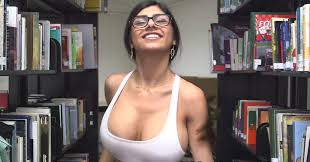 Debaucherous Mia Khalifa strokes sweet pussy solo