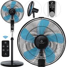 Ein leiser ventilator sollte unter 40 dezibel haben. Kesser Standventilator Mit Fernbedienung Und Display Led Timer Leise Oszillation 80 Grad 60 Watt Ventilator Hohenverstellbarer 115 134 Cm Kopf 35 Grad Neigbar 3 Geschwindigkeiten Eshopping Einfach Besser Einkaufen