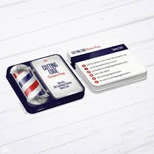 Elegant vintage clippers barber shop professional business card. Barbershop Business Cards Barber Pole Design Square Die Cut Cards Axylus Com