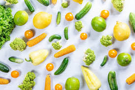 Top View Fresh Vegetables And Fruits On White Wooden Background Flip 2019 Creative Commons Bilder Fresh fish, fresh vegetables, fresh eggs. marco verch