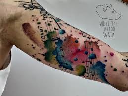Maybe you would like to learn more about one of these? Agata Kacperczyk Studio Tatuazu Warszawa White Rat Tattoo Tatuaz Nuty Watercolor White Rat Tattoo Studio Tatuazu Warszawa