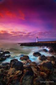 Port Fairy Lighthouse Sunrise By Hangingpixels Lighthouse Sunrise Australia Travel