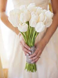 Most often used for apologies. White Tulip Bouquet Wedding Off 73 Buy