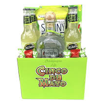 Cinco De Mayo Tequila Gift Basket Alcohol Gift Baskets Tequila Gift Idea Tequila Gift