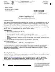 We did not find results for: Ue Monetary Determination 2020 Pdf Uia 1575c Rev 03 20 Gretchen Whitmer Governor State Of Michigan Department Of Labor And Economic Opportunity Course Hero