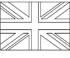 Coloriage Union Jack Drapeau Angleterre Drapeau Anglais Apprendre L Anglais