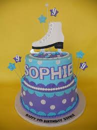 The Cake Is Homemade Decorated With Happy Birthday Sophie Sophie S Ice Skating Birthday Cake Girl Cakes Birthday Cake Girls Emoji Birthday Cake