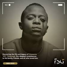 We join the nation in mourning the passing of a true legend. We at FSG send  our deepest condolences to ATI's family, friends, and all who were touched  by his music. Ikhutse